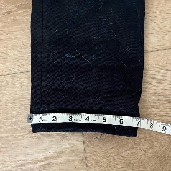 Naked & Famous Raw Selvedge Jeans - Midnight Edition Left Hand Twill Size 30x34 - Picture 5 of 8